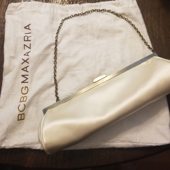 Bcbg max azria satin clutch bag purse - Picture 1 of 3